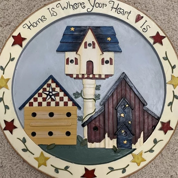 Deb Strain Bird House Trio Americana Stepping Ston - Picture 1 of 3